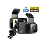 دوربین ثبت وقایع Dual Lens Vehicle Blackbox DVR وای فای دار 12 دوربین ثبت وقایع Dual Lens Vehicle Blackbox DVR وای فای دار