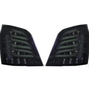 چراغ عقب اسپرت پراید 111 طرح s500 (چپ و راست) تمام دودی